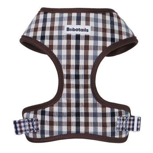 Harnais pour chien à motif écossais