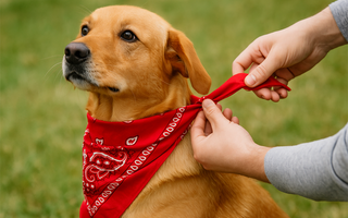 How to Put a Bandana on a Dog?