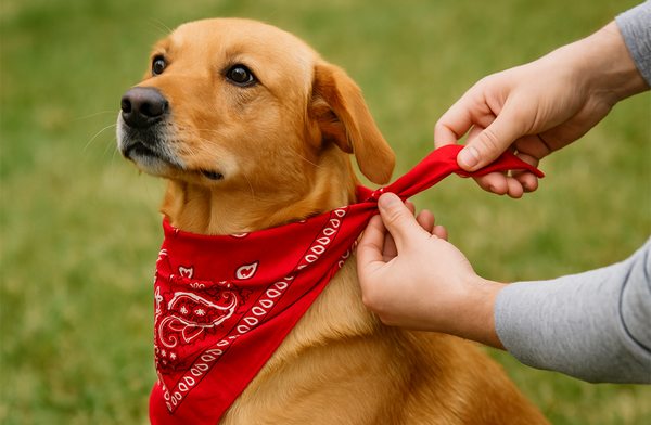 How to Put a Bandana on a Dog?