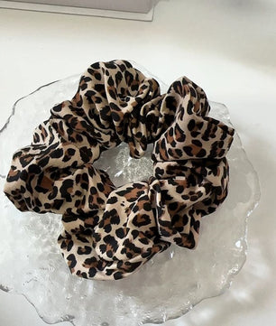 Leopard Print Scrunchie - Matching Dog & Owner Style Gift