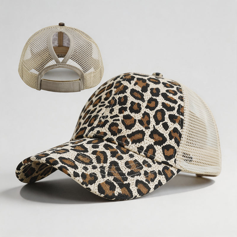 Casquette de baseball imprimé léopard - Style assorti chien et maître