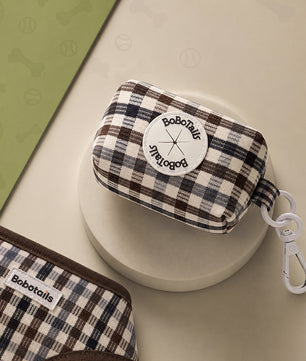 Harnais pour chien à motif écossais