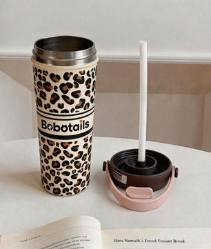 Gobelet isotherme imprimé léopard – Pour un style de vie assorti chien et maître