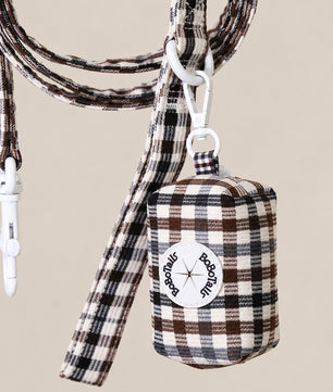 Harnais pour chien à motif écossais