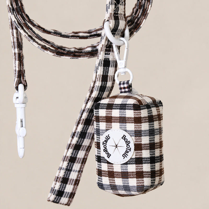 Harnais pour chien à motif écossais