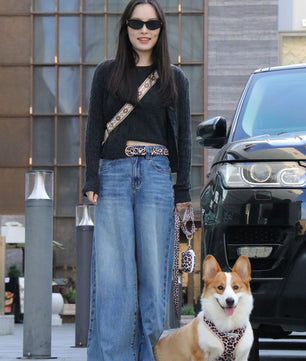 Sac à bandoulière pour promener son chien – Élégant et pratique pour toutes les mamans de chiens | Bobotails