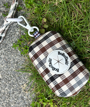 Harnais pour chien à motif écossais