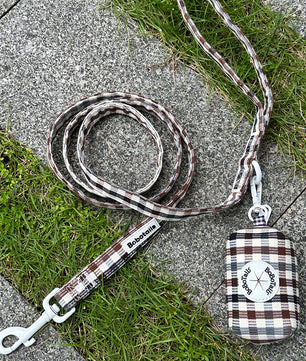 Harnais pour chien à motif écossais