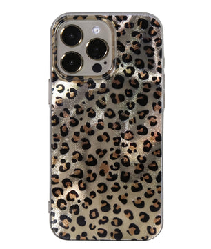 Coque de téléphone imprimé léopard - Style assorti chien et propriétaire