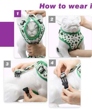 Bobotails Dog Harness, No-Pull Pet Harness with Leash Clips, Adjustable Soft Padded Tactical dog harness, Airmesh Breatheable Pet Cotton material Dog Harness of walking essentials and walking kits
