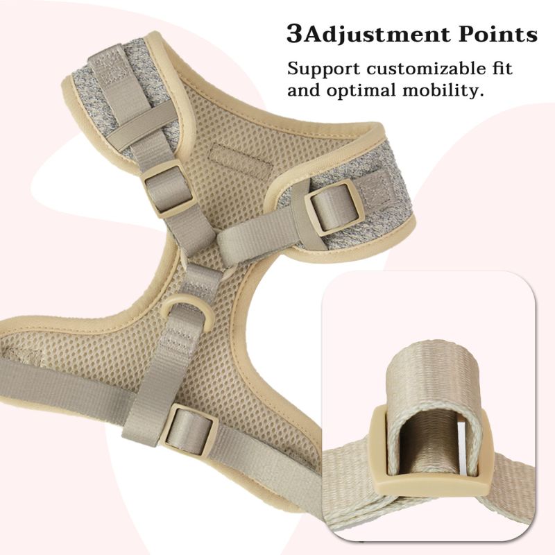 Bobotails chunky knitted adjustable straps harness for comfortable fit