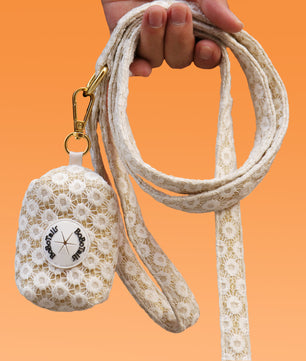 Bobotails floral brilliance dog waste bags holder for leash