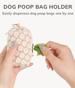 Bobotails floral brilliance trash bag holder for leash