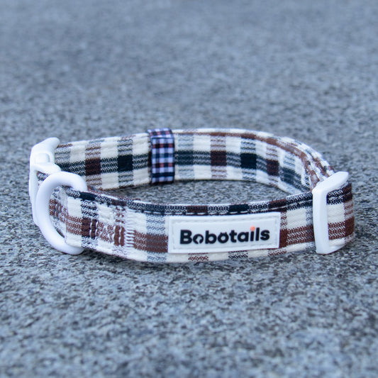 Harnais pour chien à motif écossais