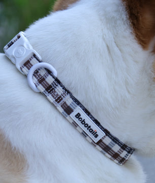 Harnais pour chien à motif écossais