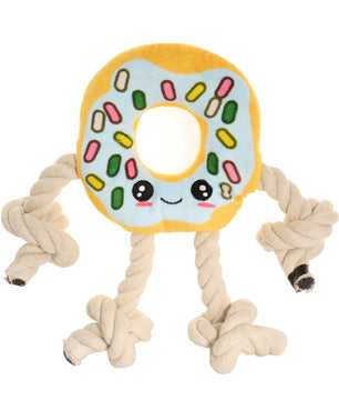 Jouet de chien interactif en forme de beignet