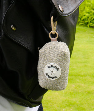 Chunky Knitted Dog Poop Bag Holder for Leash