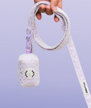Support de sac de merde de chien lavande