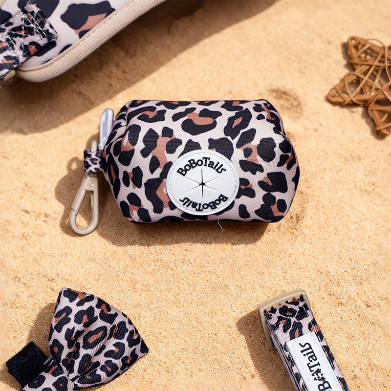 Ensembles de correspondance de chien imprimé léopard