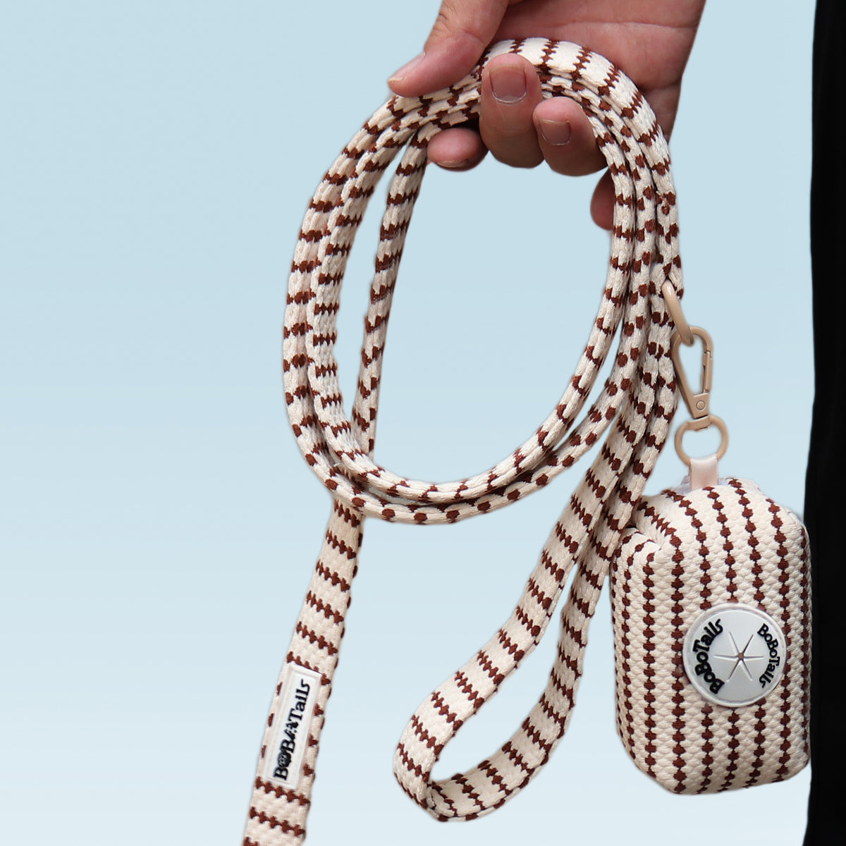Ensemble harnais pour petits chiens, laisse et porte-sacs à crottes