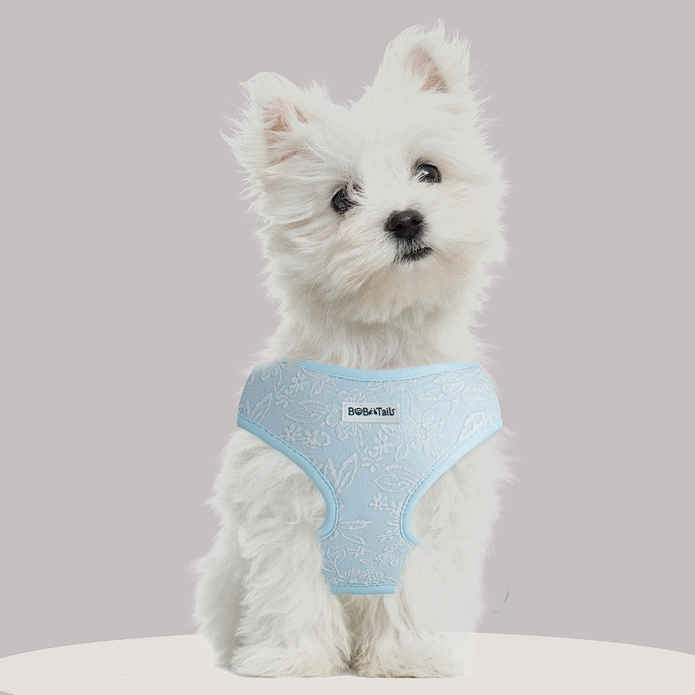 Bobotails Dog Harness, No-Pull Pet Harness with Leash Clips, Adjustable Soft Padded Dog Harness, Airmesh Breatheable Pet Cotton material Vest for hiking,travelling,outdoor activities,camping