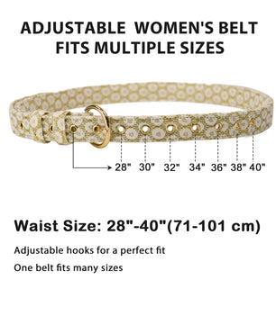 floral brilliance women's belt size guide for different dog parents