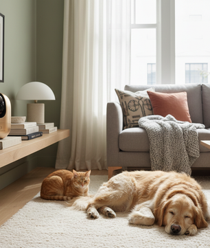 Separation Comfort Companion blending seamlessly into premium home decor while providing peace of mind