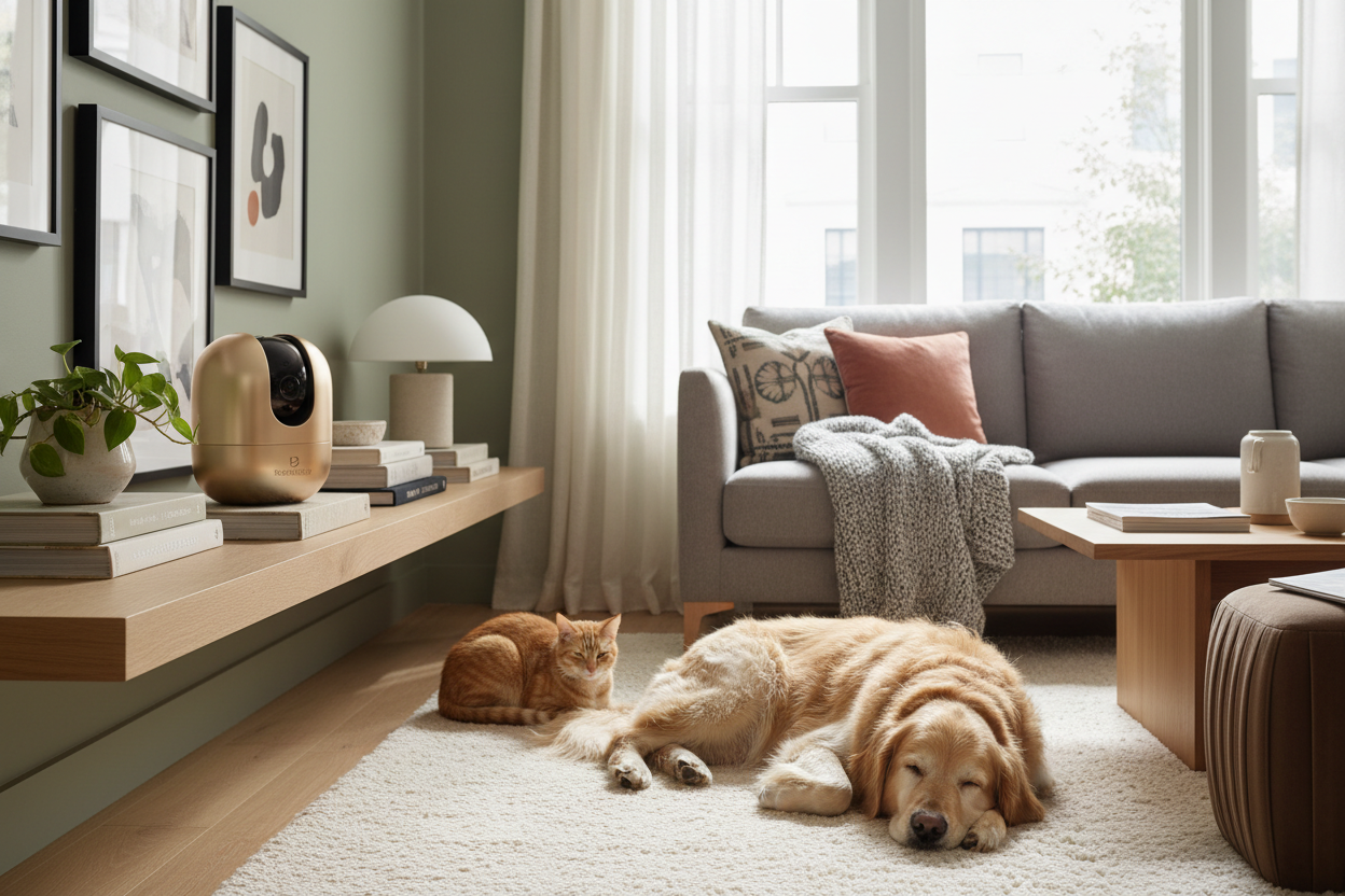 Separation Comfort Companion blending seamlessly into premium home decor while providing peace of mind