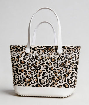 matching dog harness leopard beach basket for dog parents