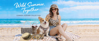 Bobotails leopard beach collection for straw hats,baseball cap iphone case for dog mom