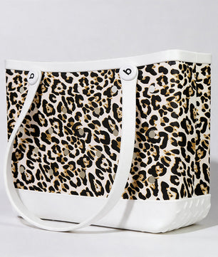 Leopard print leopard beach eva basket for dog mom 