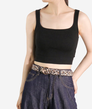 leopard women's belts for jeans designed to coordinate with dog harness and accessories as part of a matching system
