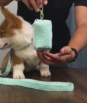 Support de sac de merde de chien de chien en soie