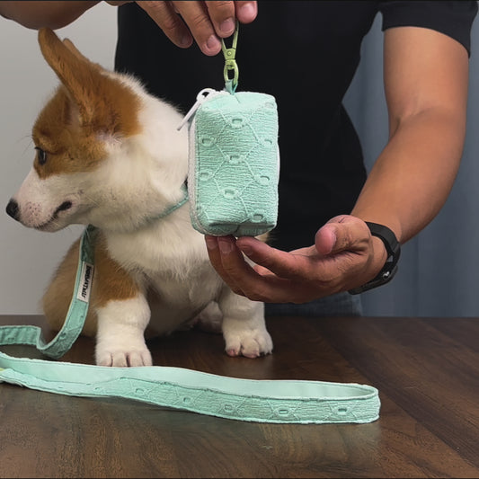 Support de sac de merde de chien de chien en soie